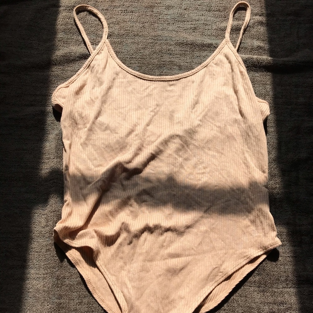 Creme body suit